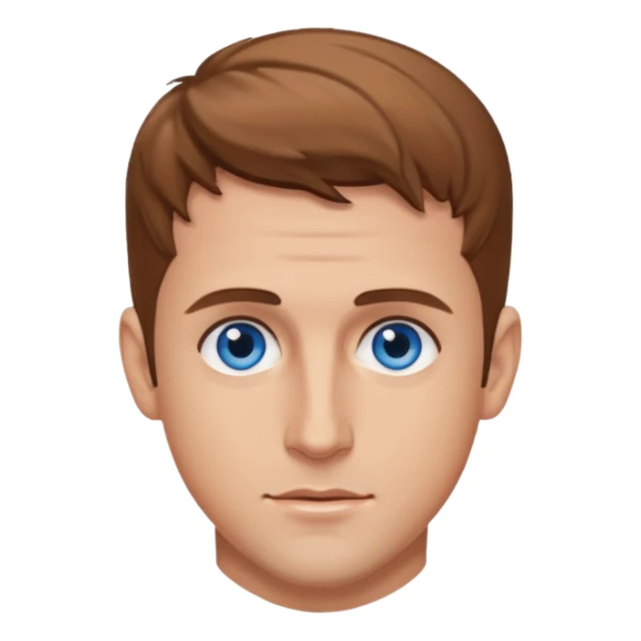 Joey McIntyre blue eyes, light brown hair sticker