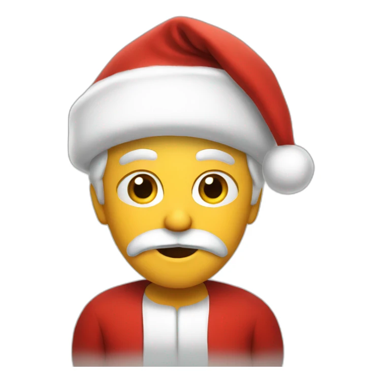 santa say don't sticker