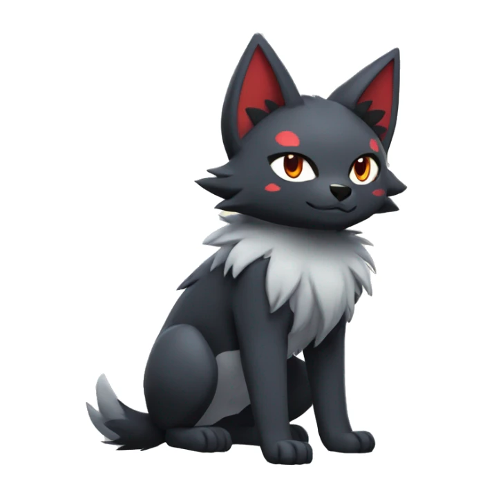 Litten-Mightyena-Zorua full body sticker