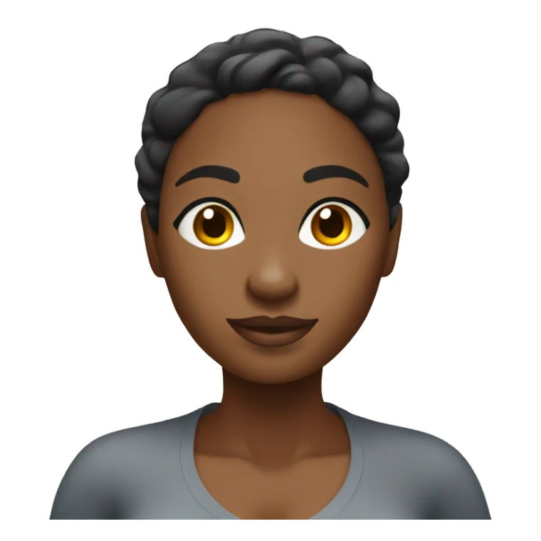 Black massage therapist woman having massage sticker