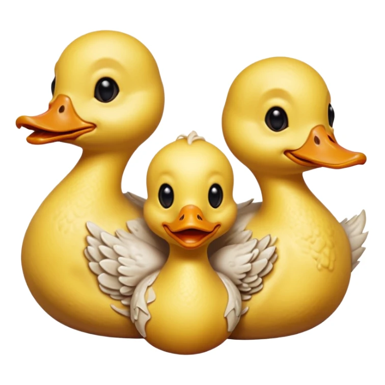 Rotting ducklings smile lovecraftian horror sticker