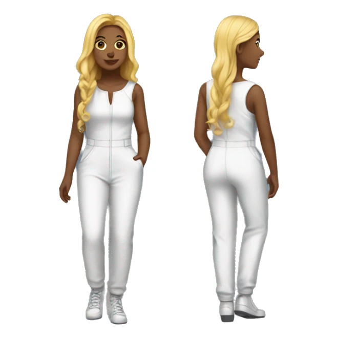 jumpsuit colorido sin persona sticker