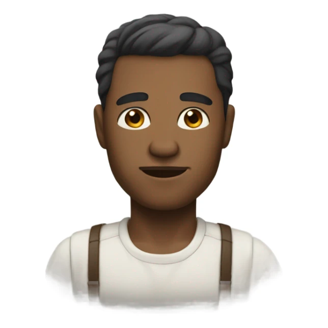 Dude with crazy jawline and big buttchin sticker