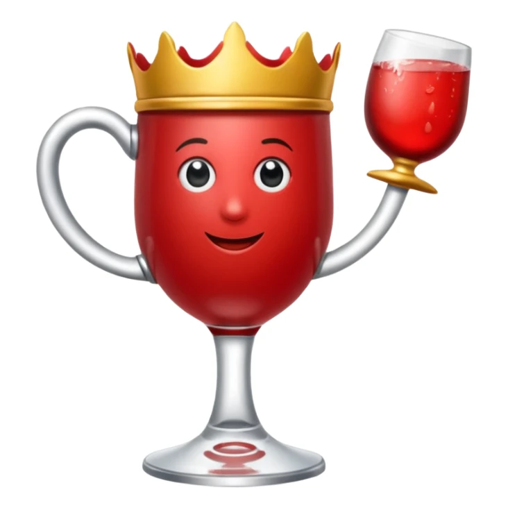 Coração que remeta a rainha de copas ou uma guilhotina com coração sticker