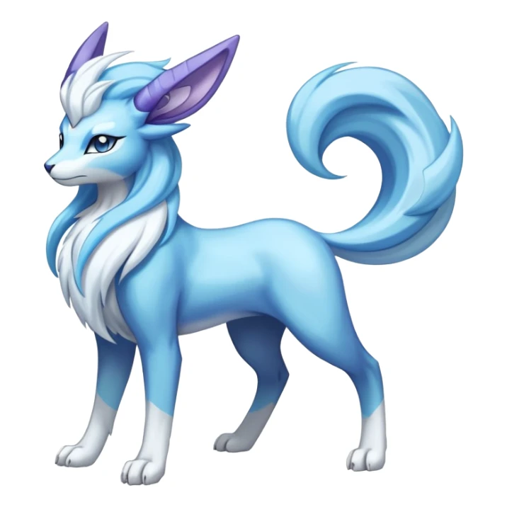 Lucia-Suicune-fakemon-creature-hybrid sticker