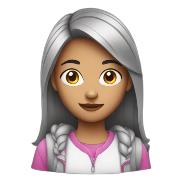  teenager girl sticker