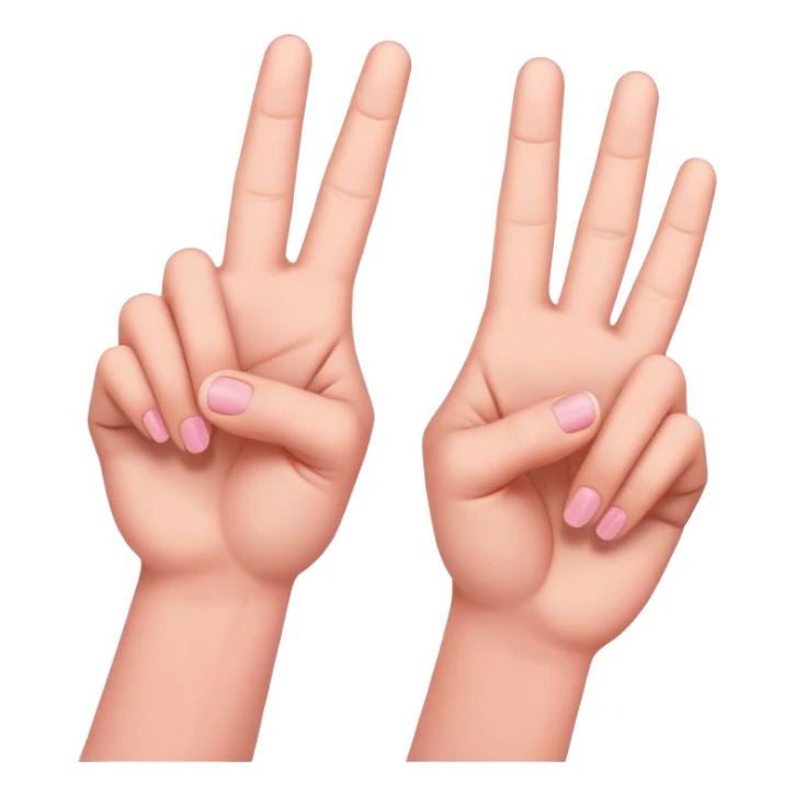 little finger promise, two pinky fingers locked together sticker