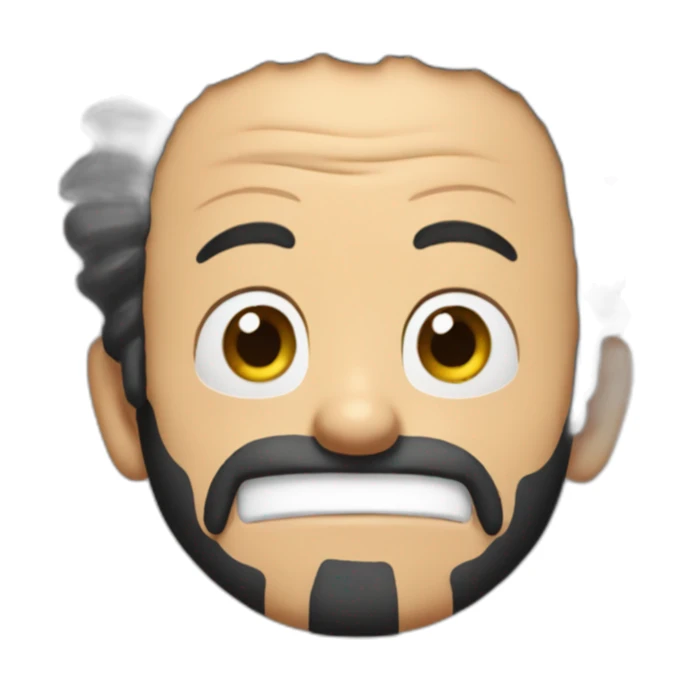 the goofy father of luffy sticker