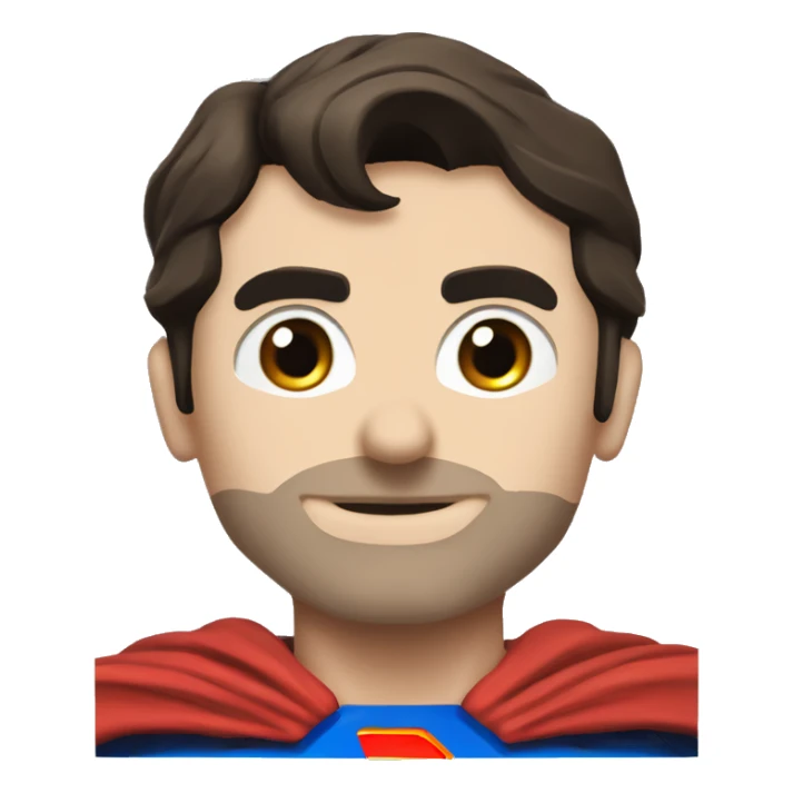 superman with chest writing of infra and custom face that i upload sticker