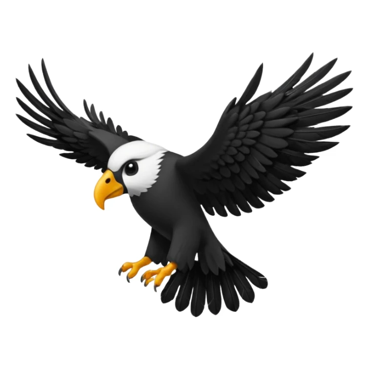 Haz un emoji de un ave condor sticker