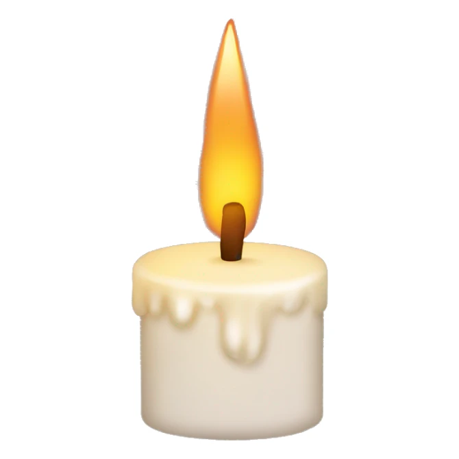 christmas candle sticker