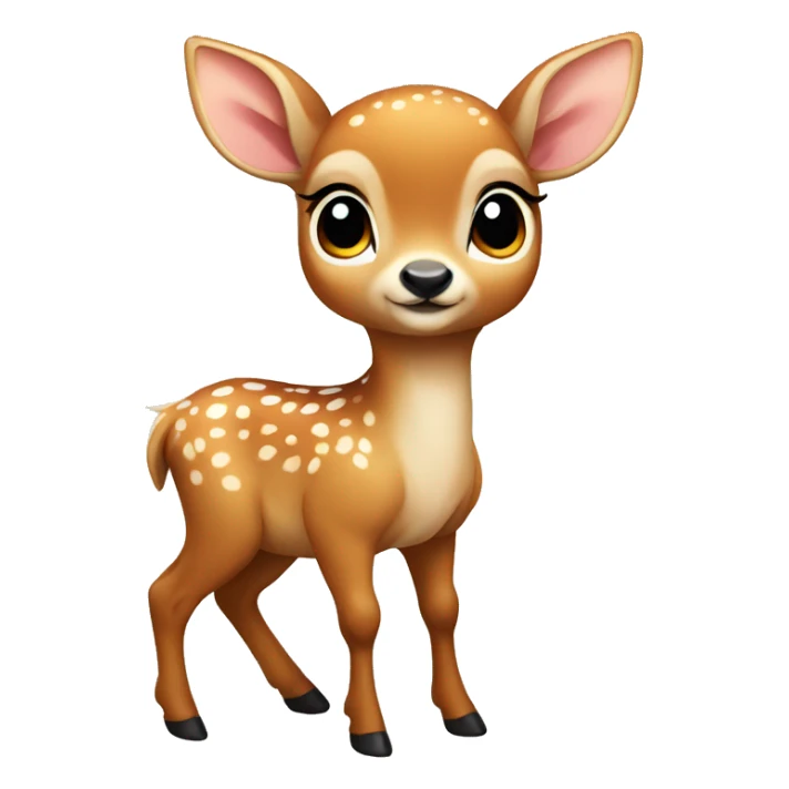 Baby deer sticker