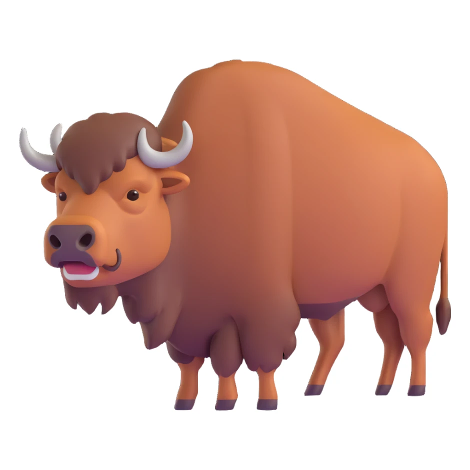 Bison sticker