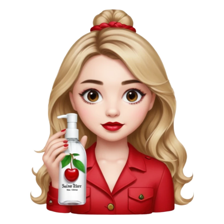 Sabrina carpenter cherry baby body mist   sticker
