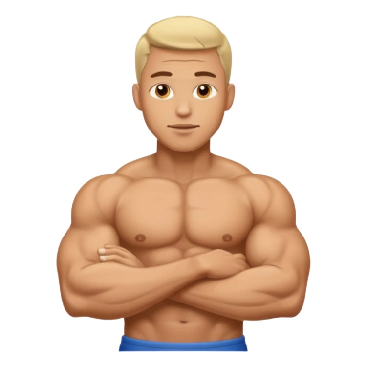 Lightskin man with huge penis sticker