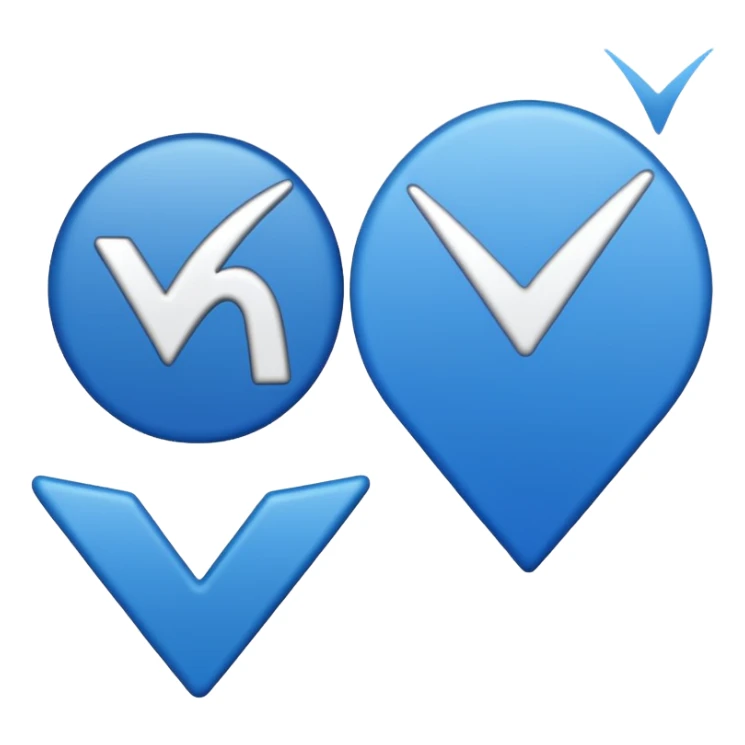 I want an meta varified blue tick emoji normal tick sticker