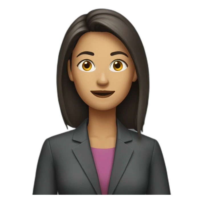 Woman newsreporter sticker