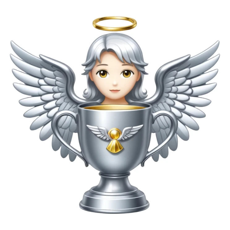 sorayama champion cup angel mechanical glowing sticker