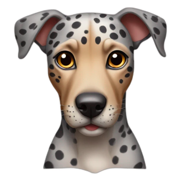 Louisiana leopard spotted Catahoula hound sticker