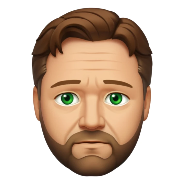 Russell Crowe with green eyes sticker