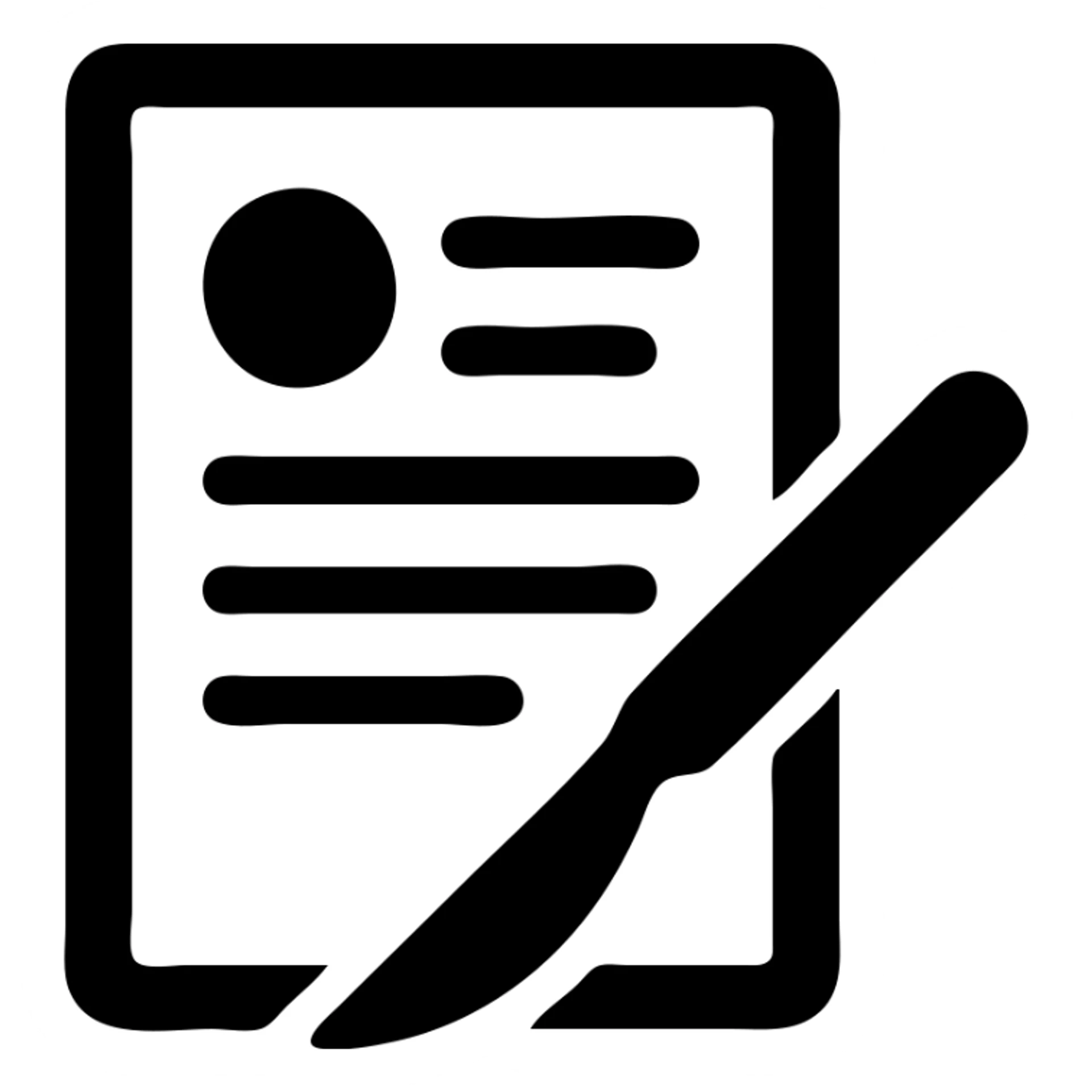 research paper with a scalpel, professional and technical, scholarly and precise sticker