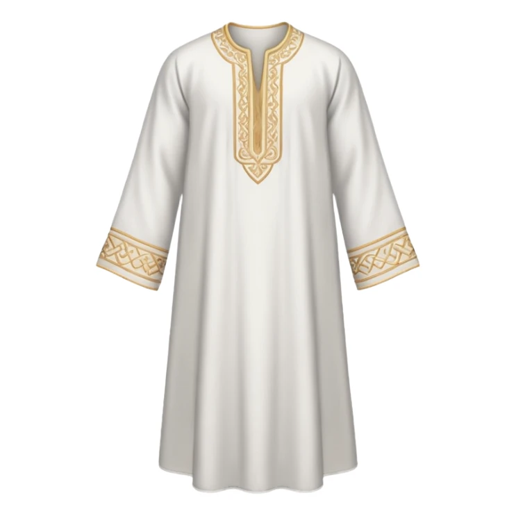 Thobe with no human just the dress sticker