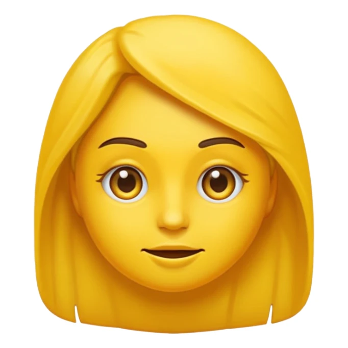 Emoji amarillo mordiéndose la uña sticker