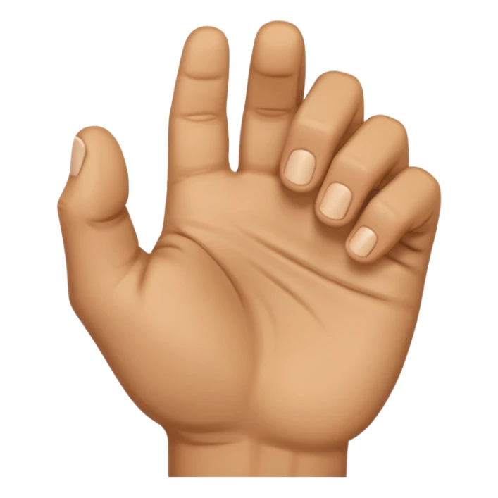 right fist in left palm sticker