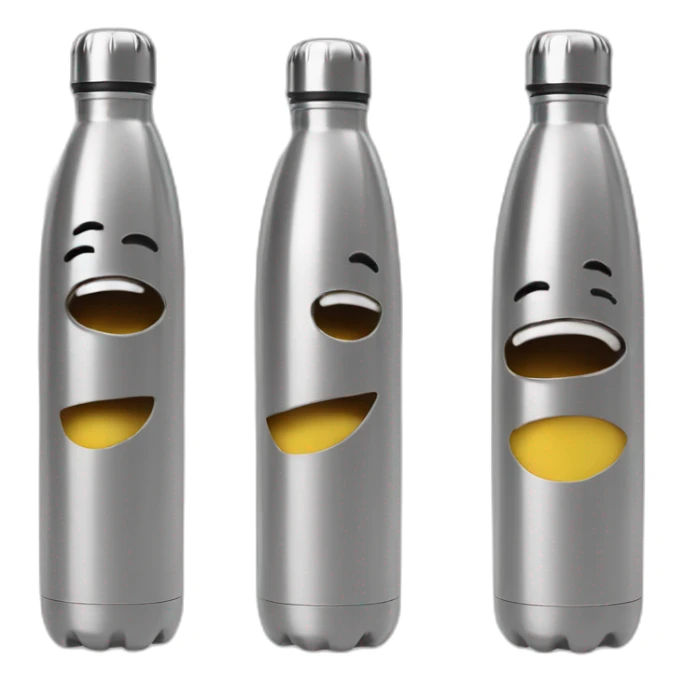 Stainless steel water bottle sticker