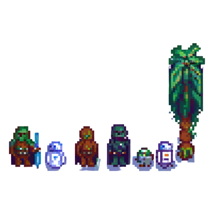 Star Wars scene sticker