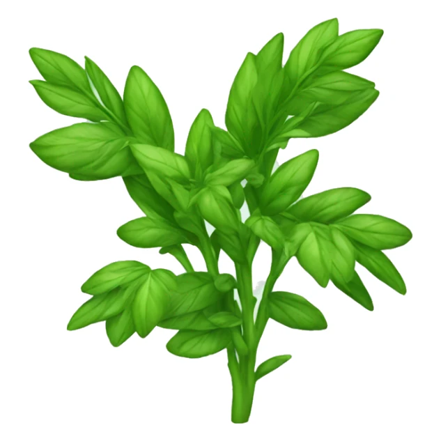 Best of green herb sticker