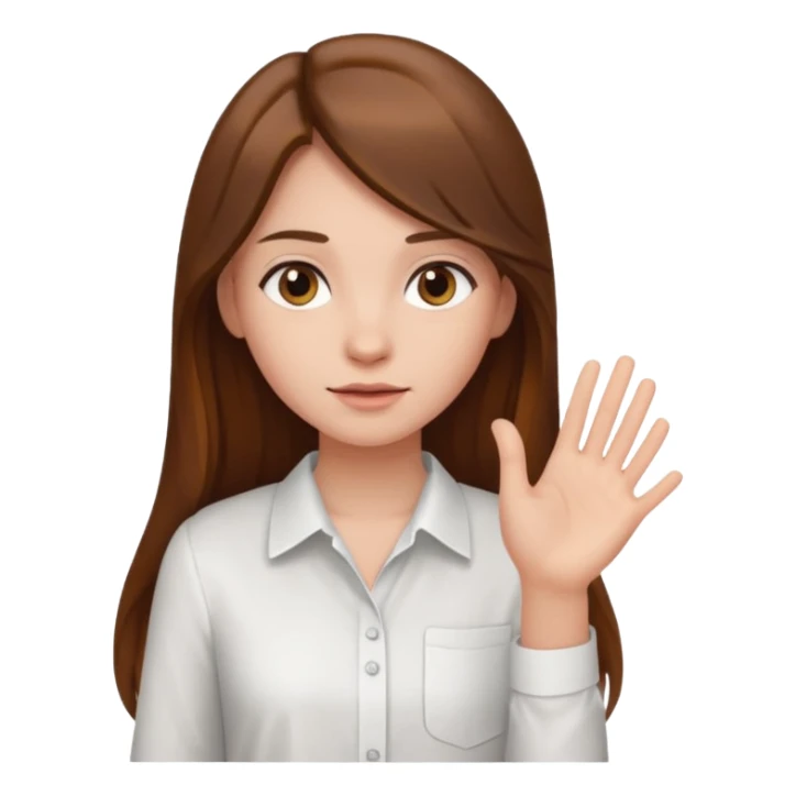 like this but with only one hand and its a girl sticker