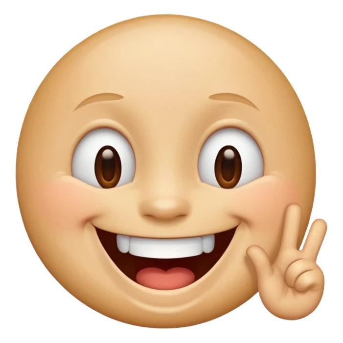 Laughing face with the number 100 sticker