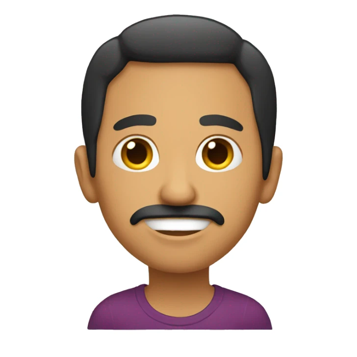 male mexican with  sticker