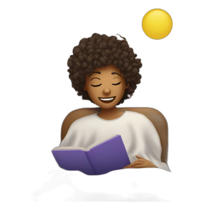 Describe your journey through a typical day at college, from the moment you wake up to when you go to bed, using emojis to represent the different emotions you experience along the way. sticker