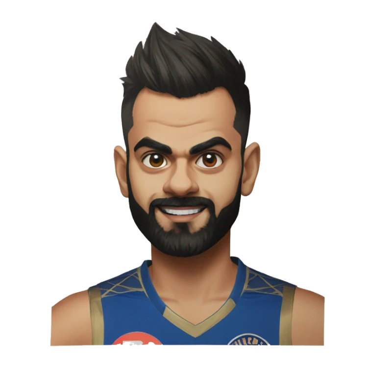 Virat Kohli in Mumbai Indians Jersey sticker