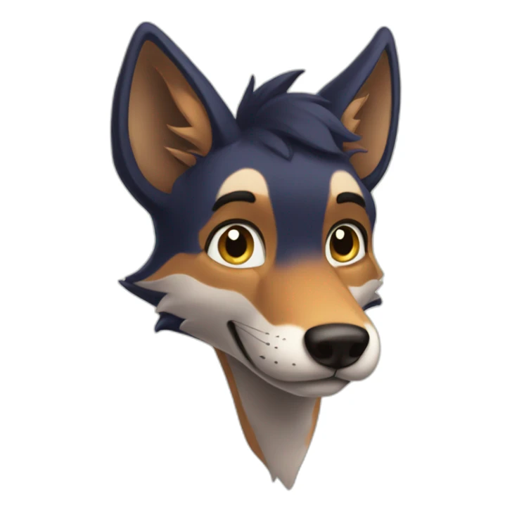 No-shirt-felix-fox sticker
