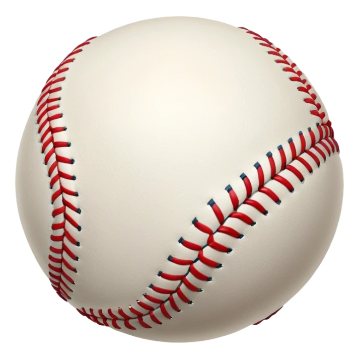 Cinematic Realistic image of a classic baseball, rendered with detailed stitching and textured leather, set against a nostalgic ballpark backdrop with soft, golden lighting that evokes Americana sticker