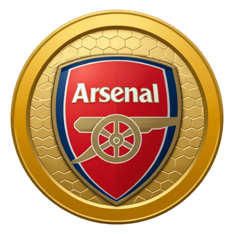 Arsenal football logo sticker