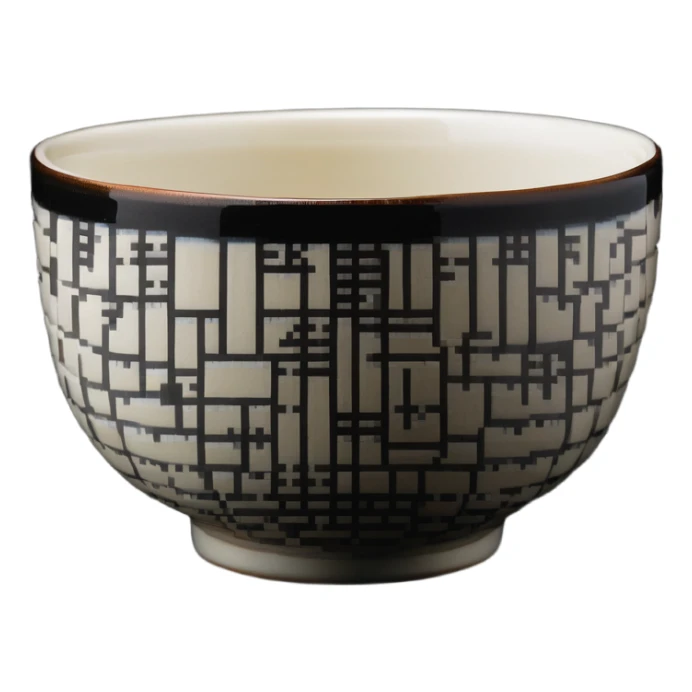 traditional chawan Japanese tea bowl sticker