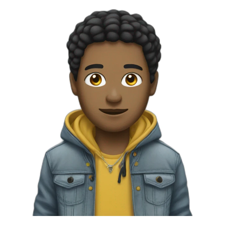 Un chat avec une veste trapstar  sticker