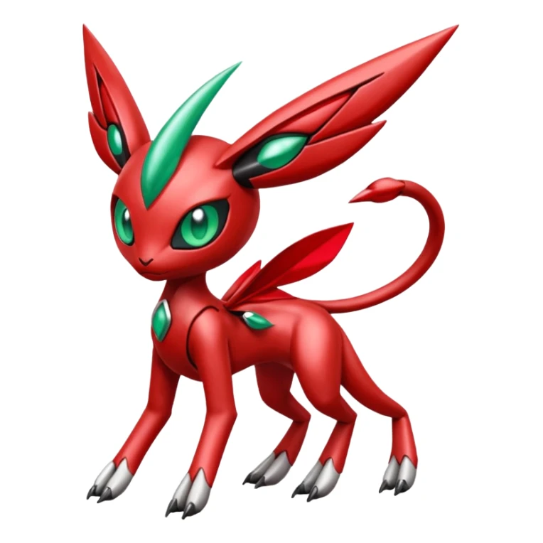 Meloetta-Scizor-Pokémon-Digimon-Fakémon-creature sticker