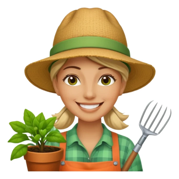 Urban Gardener woman sticker