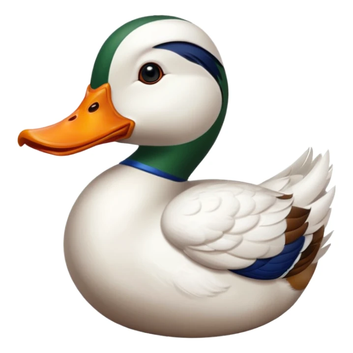 realistic duck sticker
