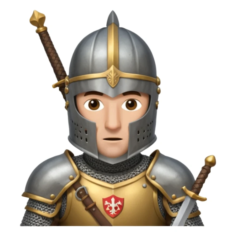 Monty pyton knight with full face covered helmet half body sticker