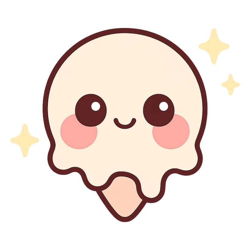 Create an animated version of the emoji in kawaii style with a shy expression and a small smile. The cheeks are very pink, eyes are shiny looking to the side, with a sparkling effect around the face. Transparent background. sticker