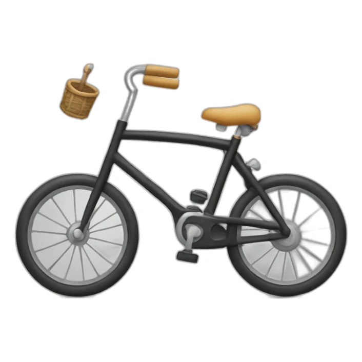 crutch and bike sticker