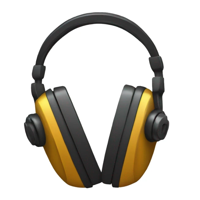 A lock with headphones on it sticker