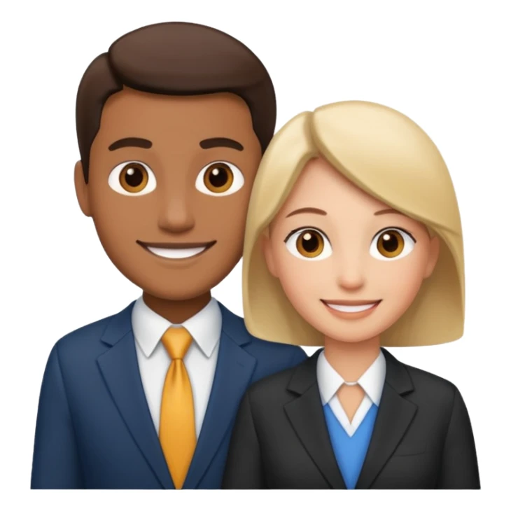 a pair of working parents sticker