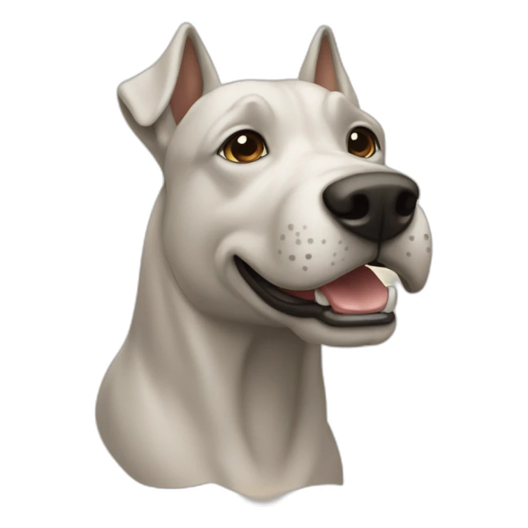 Un chien qui fait du cheval sticker